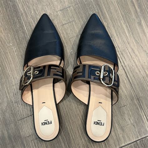 fendi sabot mules fur|Women's Fendi Mules & Slides .